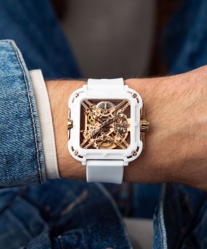 Zegarek męski Ciga Design X Series Machina Skeleton Ceramic Automatic