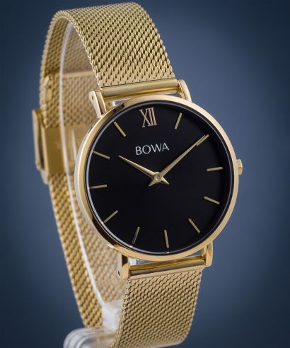 Zegarek damski BOWA London Black-Gold 33
