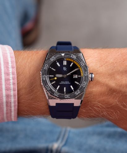 Zegarek męski Paul Rich Aquacarbon Pro Horizon Blue Sunburst