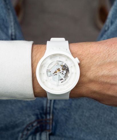 Zegarek Swatch Bioceramic C-White