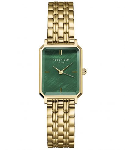 Zegarek damski Rosefield Octagon XS Emerald