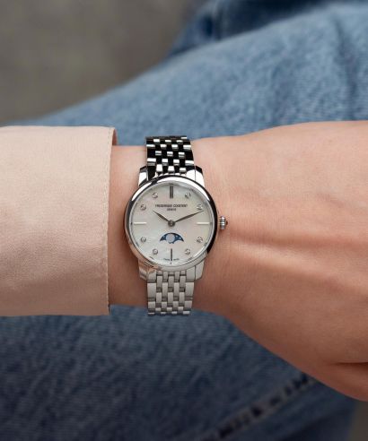 Zegarek damski Frederique Constant Slimline Ladie Moonphase