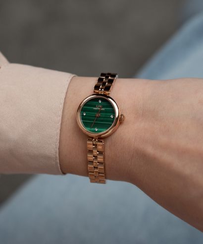 Zegarek damski Daniel Wellington Elan Lumine Malachite Rose Gold 22