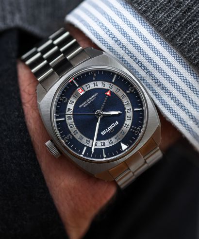 Zegarek męski Fortis Vagabond V-40 Blue Dusk Super Titatnium Automatic
