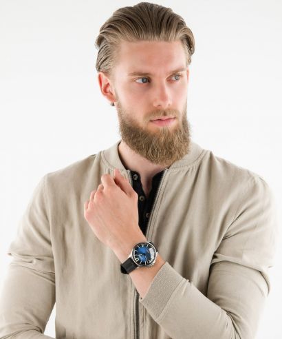 Zegarek męski U-BOAT Darkmoon Blue SS Soleil