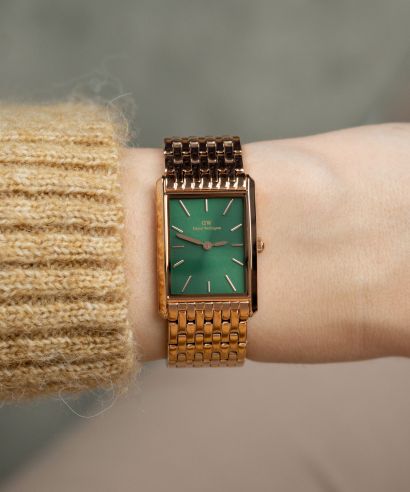 Zegarek damski Daniel Wellington Bound 9-Link Emerald Sunray 22