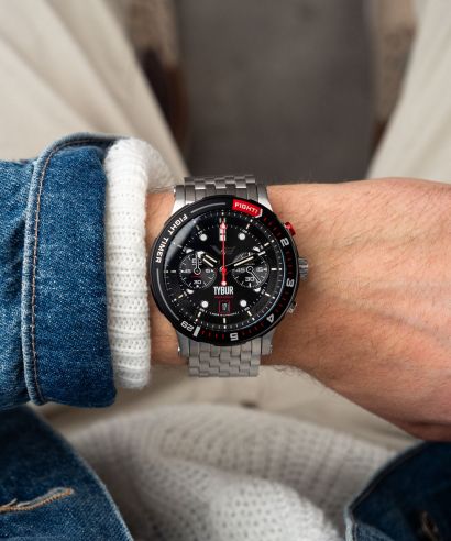 Zegarek męski Vostok Europe Batiscafos Marcin Tybura Tybur Chronograph Limited Edition SET
