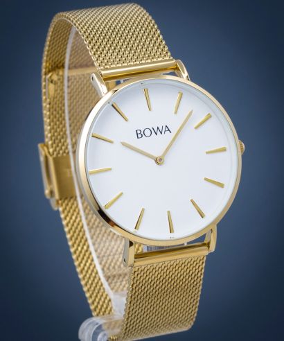 Zegarek BOWA New York White-Gold Mesh 38