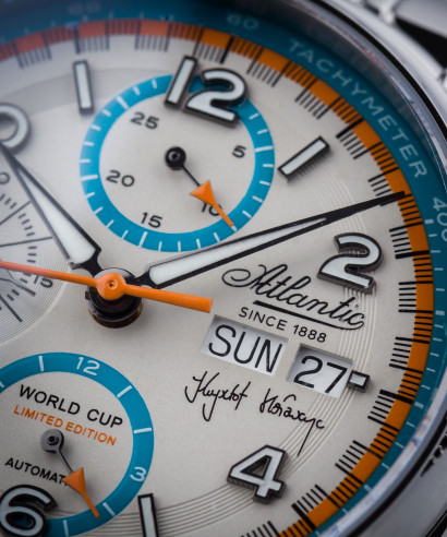 Zegarek męski Atlantic Worldmaster Prestige Valjoux Chronograph Krzysztof Hołowczyc SET Limited Edition