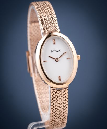 Zegarek damski BOWA Oslo White Rose-Gold Mesh 23