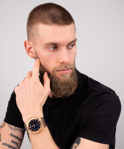 Zegarek męski Paul Rich Star Dust Rose Gold Leather 42