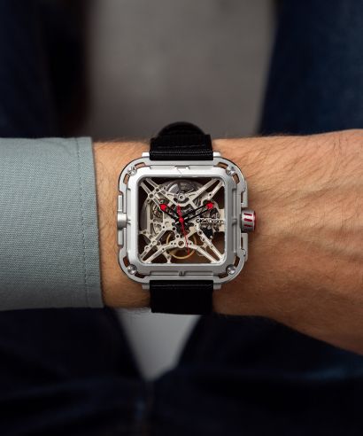 Zegarek męski Ciga Design X Series Gorilla Silver Skeleton Automatic