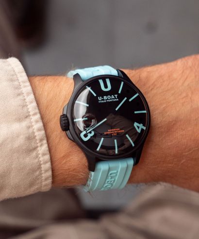 Zegarek męski U-BOAT Darkmoon 44 BK Aquamarine PVD