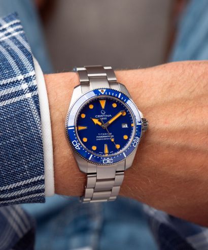 Zegarek Certina DS Action Diver Titanium 38mm Powermatic 80