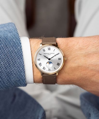 Zegarek męski Frederique Constant Moneta Moonphase