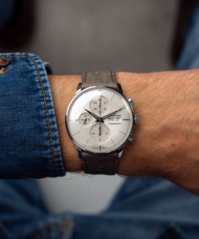 Zegarek męski Junghans Meister Chronoscope Datum English