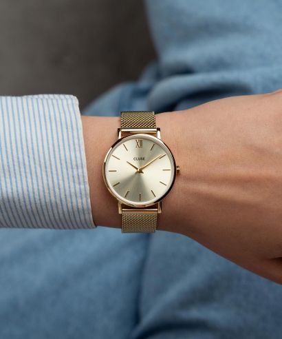 Zegarek damski Cluse Minuit Mesh