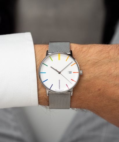 Zegarek męski Junghans From Quarz Bauhaus Edition Limited Edition