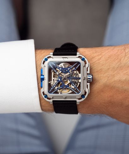 Zegarek męski Ciga Design X Series Gorilla Blue Titanium Automatic