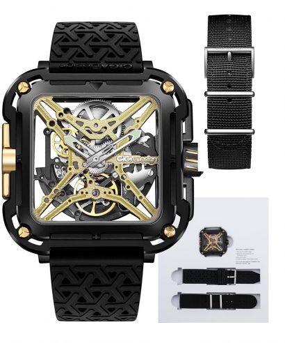Zegarek męski Ciga Design X Series Gorilla Black DLC & Gold Titanium Automatic