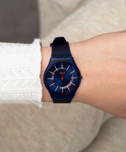 Zegarek Swatch Skin Very Jazzy Berry Essentials
