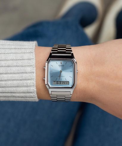 Zegarek Casio VINTAGE Edgy niebieski