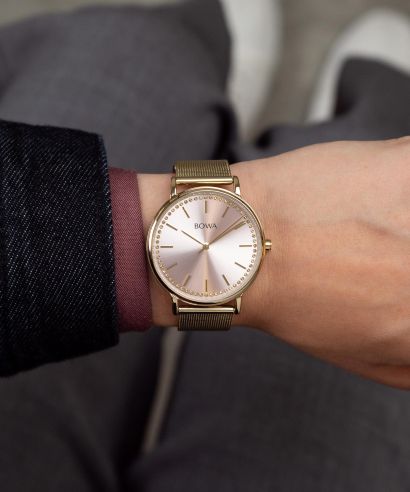 Zegarek BOWA Rio Rose-Gold Gold Mesh 38
