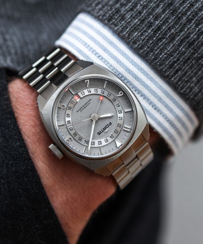 Zegarek męski Fortis Vagabond V-40 Stormy Grey Super Titanium Automatic
