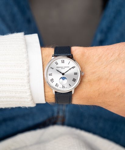 Zegarek męski Frederique Constant Moneta Moonphase