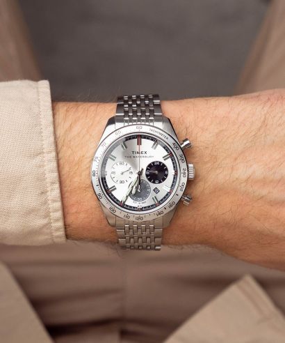 Zegarek męski Timex Waterbury Traditional Chronograph 41Mm Stainless Steel Bracelet Chronograph