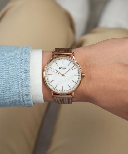 Zegarek BOWA Rio Pearl-Rose Gold Mesh 38
