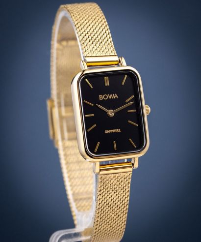 Zegarek damski BOWA Dubai Black-Gold Mesh 20