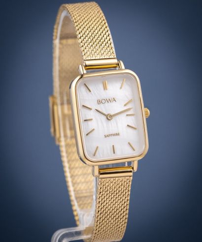 Zegarek damski BOWA Dubai Pearl-Gold Mesh 20