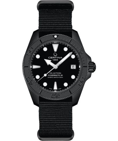 Zegarek męski Certina DS Action Diver 38 mm Powermatic 80 Automatic