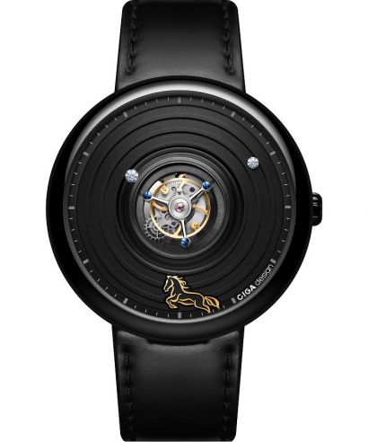 Zegarek męski Ciga Design Tourbillon Chinese Zodiac Year of the Horse Mechanical Titanium Limited Edition Diamond