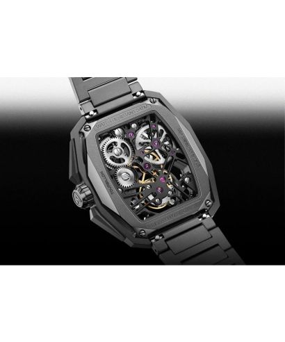 Zegarek męski Ciga Design Hunter Tourbillon Series Z Automatic Titanium Skeleton
