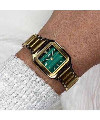 Zegarek damski Cluse Gracieuse Petite Steel Green Gold