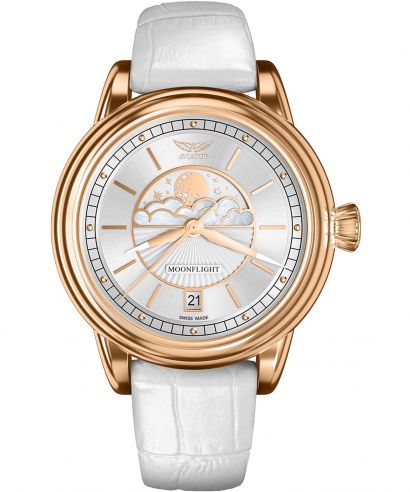 Zegarek damski Aviator Douglas Moonflight
