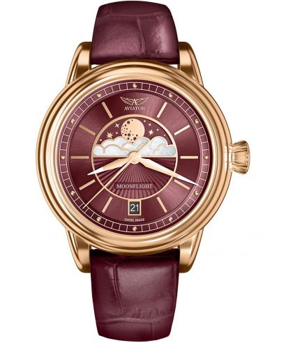 Zegarek damski Aviator Douglas Moonflight