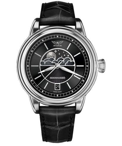 Zegarek damski Aviator Douglas Moonflight