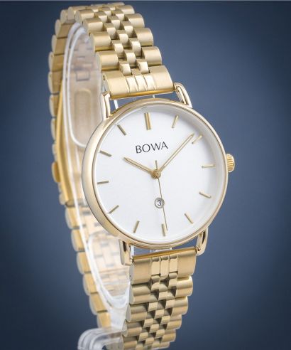 Zegarek damski BOWA Milan White Gold Steel 34