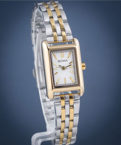 Zegarek damski BOWA Paris White Silver-Gold Steel 20