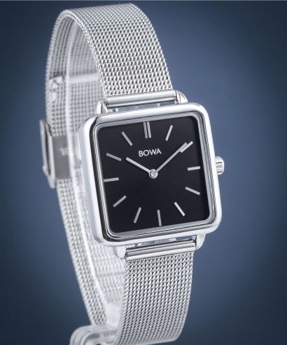 Zegarek damski BOWA Vienna Black Silver Mesh 29