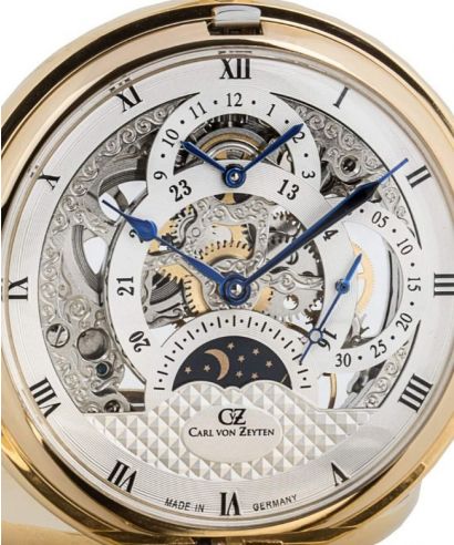 Zegarek kieszonkowy Carl von Zeyten Alb Skeleton Mechanical
