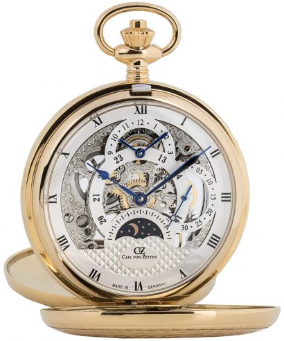 Zegarek kieszonkowy Carl von Zeyten Alb Skeleton Mechanical