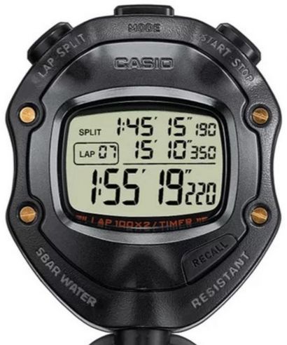 Zegarek kieszonkowy Casio Digital Black Stopwatch