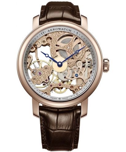 Zegarek męski Aerowatch Renaissance Big Mechanical Skeleton
