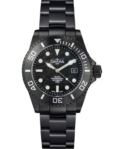 Zegarek męski Davosa Ternos Professional Black Rock Automatic Limited Edition