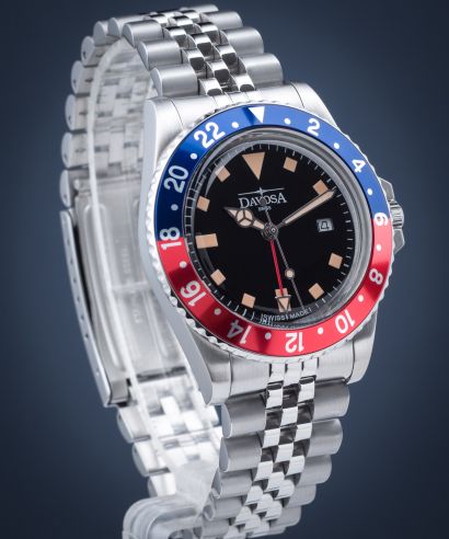 Zegarek męski Davosa Vintage Diver GMT