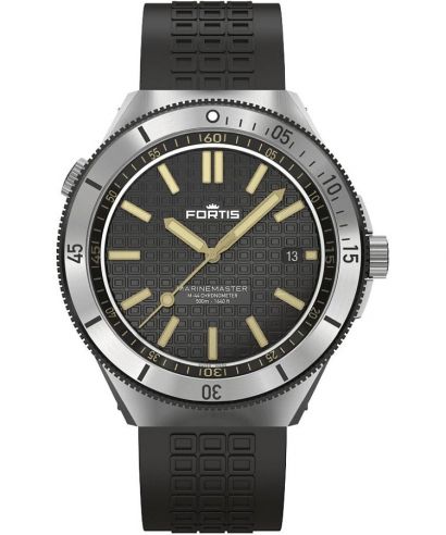 Zegarek męski Fortis Marinemaster M-44 Black Resin Automatic